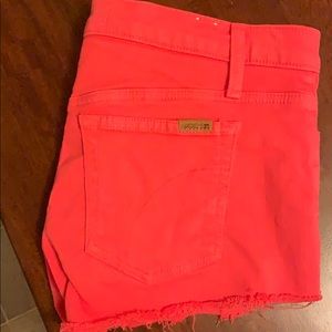 Never been worn , washed once red